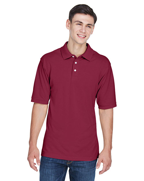 Harriton M265 Men 5.6 Oz. Easy Blend Polo at GotApparel