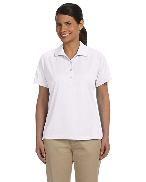 Harriton M374W Women 3.8 Oz. Polytech Mesh Insert Polo at GotApparel