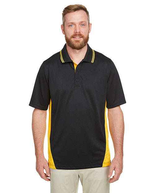 Harriton M386T Men Tall Flash Snag Protection Plus Il Colorblock Polo at GotApparel