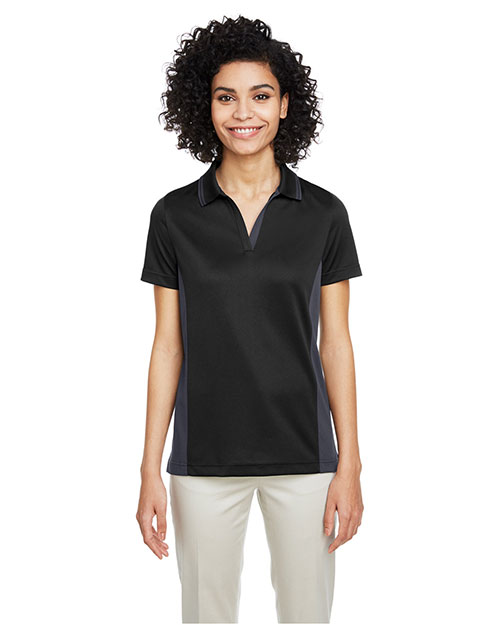 Harriton M386W Women Ladies' Flash Snag Protection Plus Il Colorblock Polo at GotApparel