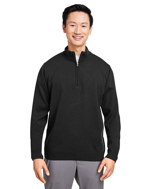 Harriton M421 Unisex Pilbloc™ Quarter-Zip Sweater at GotApparel