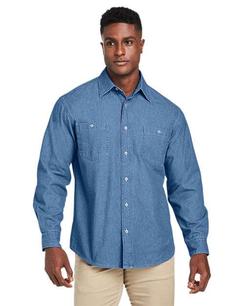 Harriton M540  Men's Denim Shirt-Jacket at GotApparel