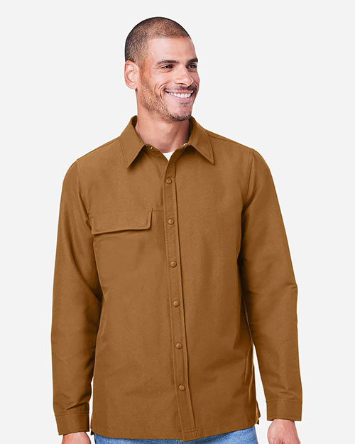 Harriton M72 Unisex Flex Twill Overshirt at GotApparel