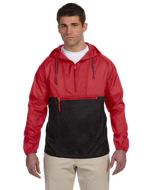 Harriton M750 Men Packable Nylon Jacket at GotApparel