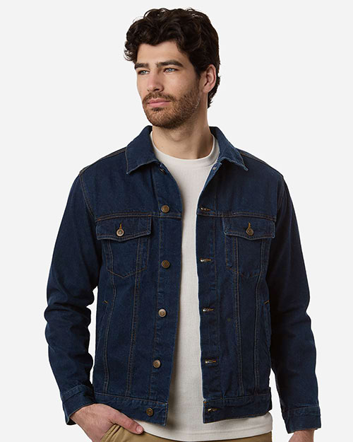 Harriton M75 Unisex Cooper Denim Jacket at GotApparel