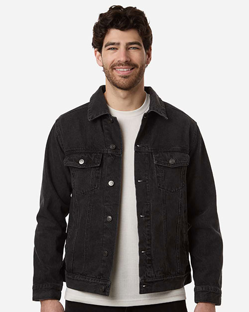 Harriton M75 Unisex Cooper Denim Jacket at GotApparel