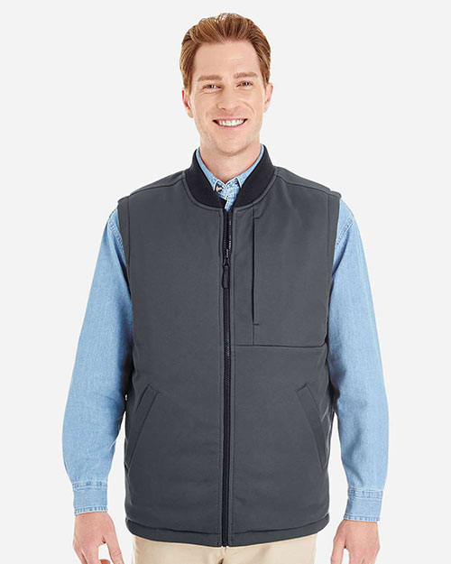 Harriton M776 Men Dockside Interactive Reversible Freezer Vest at GotApparel