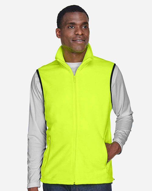 Harriton M985 Men 8 Oz. Fleece Vest at GotApparel