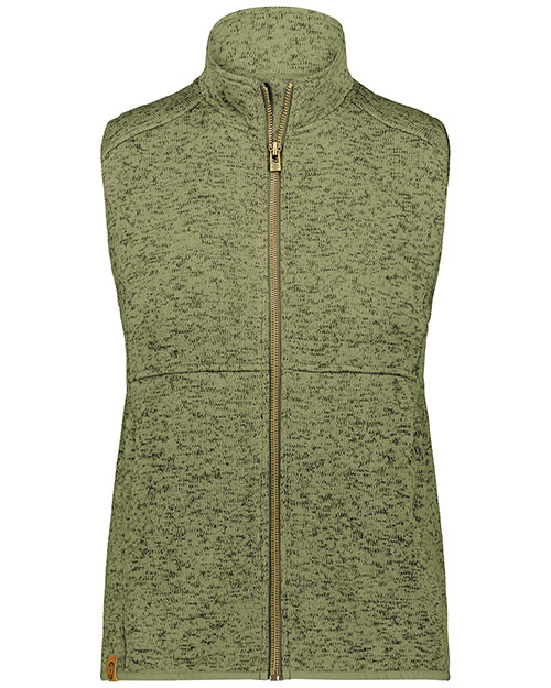 Holloway 223742  Ladies Alpine Sweater Fleece Vest at GotApparel