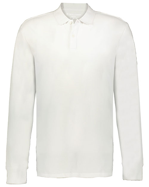Holloway 226177 Core Cotton Long Sleeve Polo at GotApparel