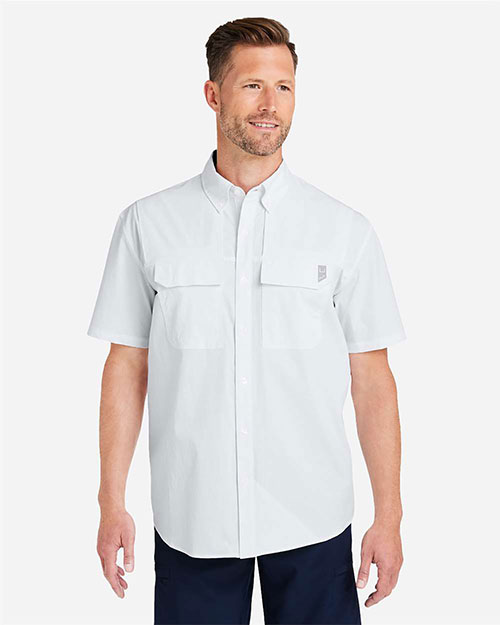 HUK H150183 Men's Creekbed Short Sleeve Shirt at GotApparel