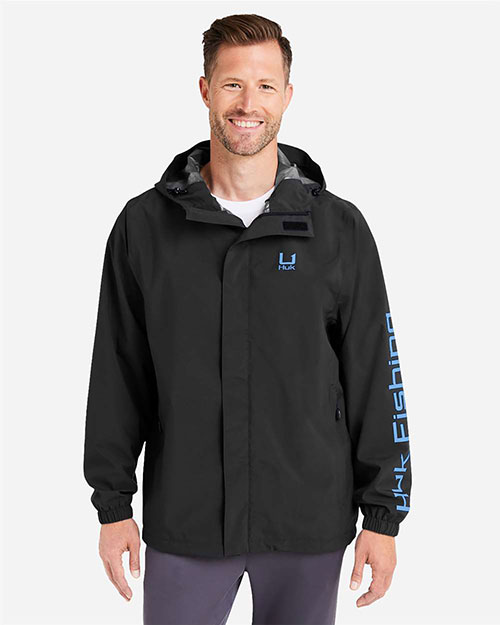 HUK H400159 Men's Storm Rain Jacket at GotApparel