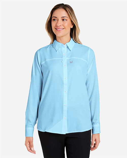 HUK H615006 Women's Tide Point Long Sleeve Shirt at GotApparel