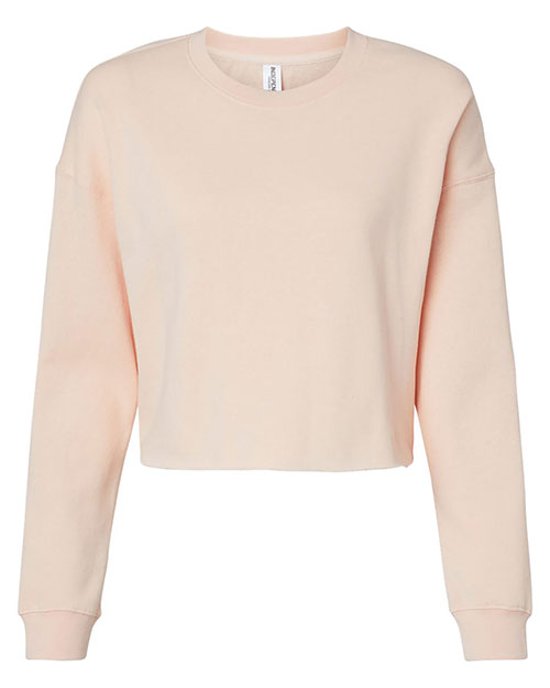 Independent Trading Co. AFX24CRP Women 's Lightweight Cropped Crew Pullover at GotApparel