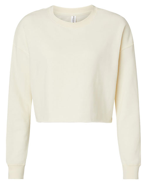 Independent Trading Co. AFX24CRP Women 's Lightweight Cropped Crew Pullover at GotApparel