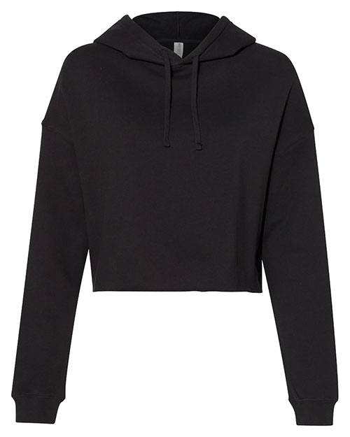 Independent Trading Co. AFX64CRP Women ’s Lightweight Crop Hooded Sweatshirt at GotApparel