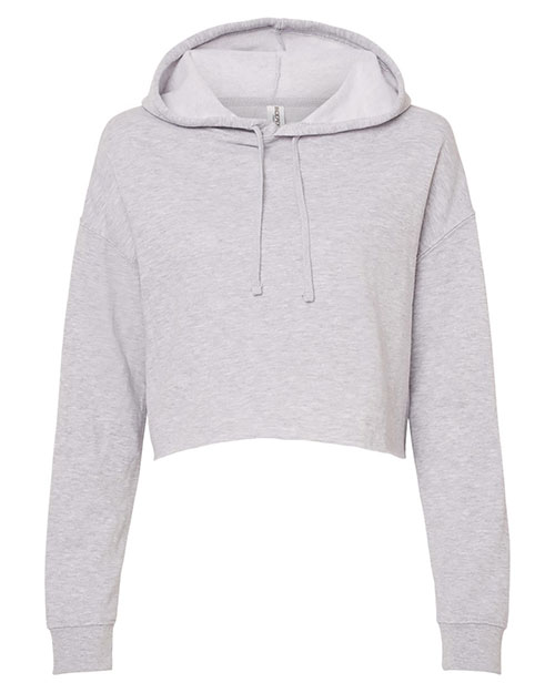 Independent Trading Co. AFX64CRP Women ’s Lightweight Crop Hooded Sweatshirt at GotApparel