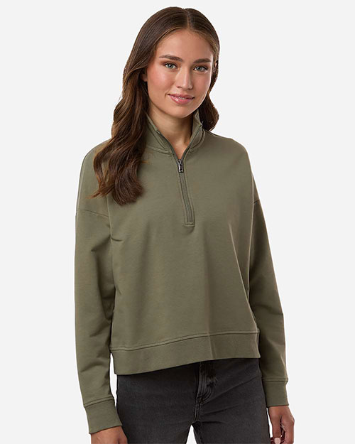 Independent Trading Co. EXP15WPQ Women's Perform Quarter-Zip Pullover at GotApparel