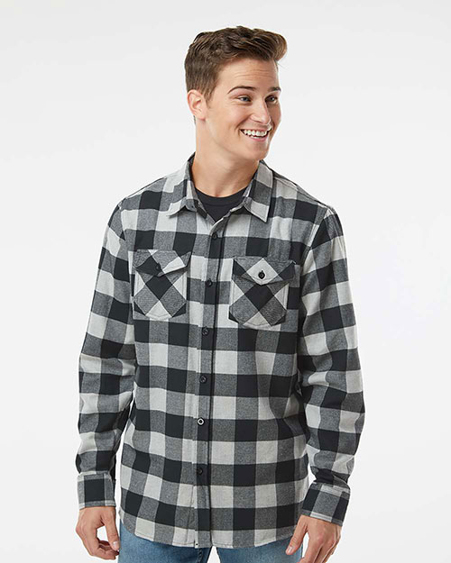 Independent Trading Co. EXP50F Men Flannel Shirt at GotApparel