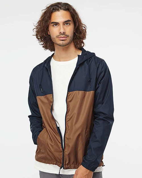 Independent Trading Co. EXP54LWZ Men Lightweight Windbreaker Full-Zip Jacket at GotApparel