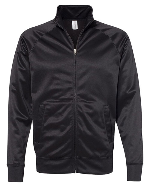 Independent Trading Co. EXP70PTZ Men Lightweight Poly-Tech Full-Zip Track Jacket at GotApparel