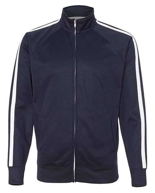 Independent Trading Co. EXP70PTZ Men Lightweight Poly-Tech Full-Zip Track Jacket at GotApparel