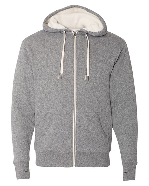 Independent Trading Co. EXP90SHZ Men Sherpa-Lined Hooded Sweatshirt at GotApparel