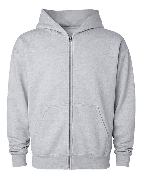 Independent Trading Co. IND420ZIP Unisex Mainstreet Heavyweight Full-Zip Hooded Sweatshirt at GotApparel