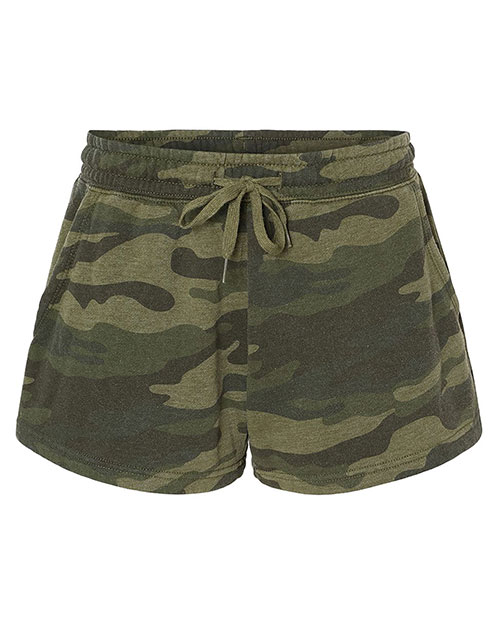 Independent Trading Co. PRM20SRT Women ’s Lightweight California Wave Wash Sweatshorts at GotApparel