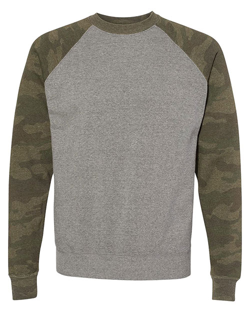 Independent Trading Co. PRM30SBC Men Special Blend Raglan Sweatshirt at GotApparel