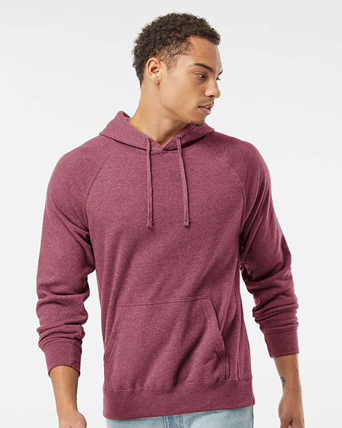 Independent Trading Co. PRM33SBP Men Special Blend Raglan Hooded Sweatshirt at GotApparel