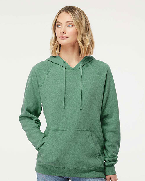 Independent Trading Co. PRM33SBP Men Special Blend Raglan Hooded Sweatshirt at GotApparel