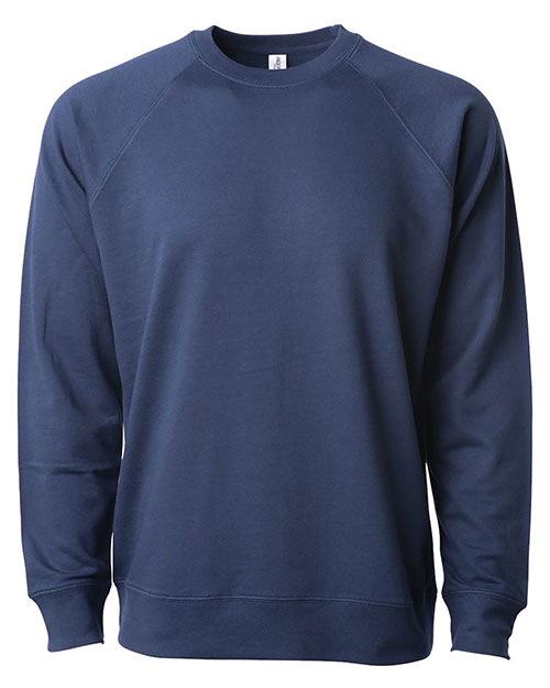 Independent Trading Co. SS1000C Men Icon Lightweight Loopback Terry Crewneck Sweatshirt at GotApparel