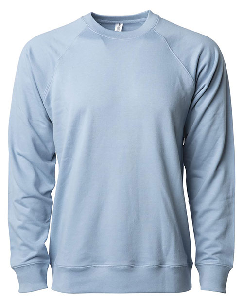 Independent Trading Co. SS1000C Men Icon Lightweight Loopback Terry Crewneck Sweatshirt at GotApparel