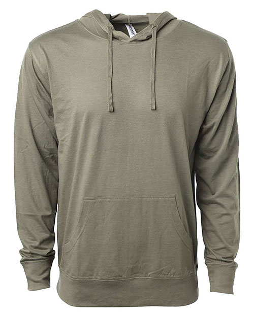Independent Trading Co. SS150J Men Lightweight Hooded Pullover T-Shirt at GotApparel