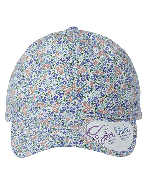 Infinity Her HATTIE Women's Garment-Washed Fashion Print Cap at GotApparel