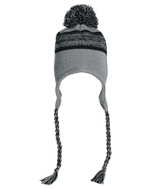 J America 5007JA Backcountry Knit Pom Hat at GotApparel