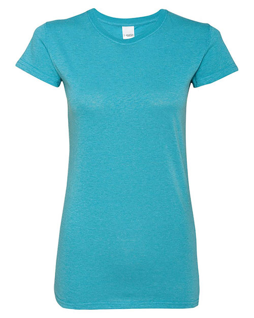 J. America 8138 Women’s Glitter T-Shirt at GotApparel