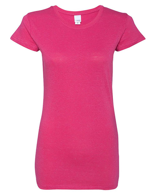 J. America 8138 Women’s Glitter T-Shirt at GotApparel