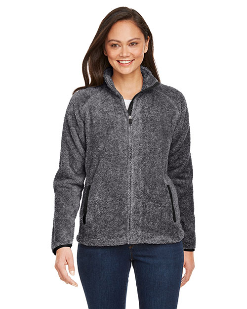 J America 8463 Women J-America Ladies Boundary Shag Full Zip Top at GotApparel