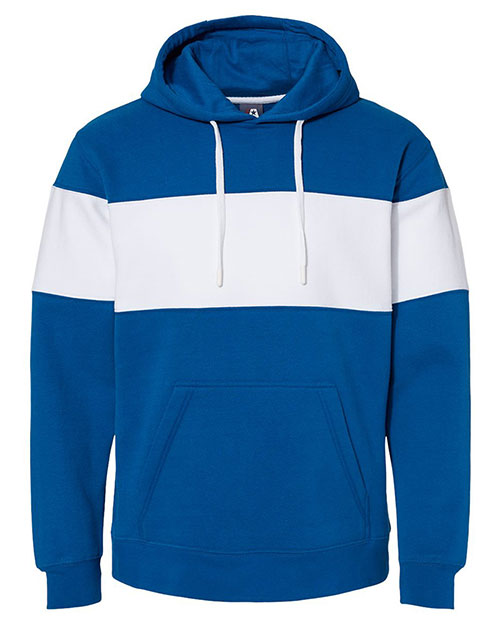 J America 8644 Men J-America Adt Varsity Fleece Hooded Pullover at GotApparel