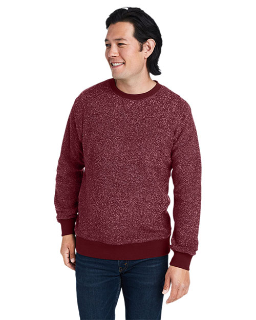 J America 8712JA Unisex Aspen Fleece Crewneck Sweatshirt at GotApparel