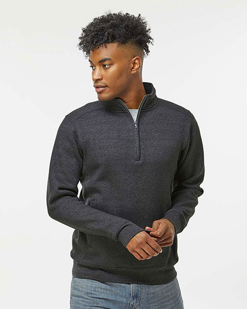 J America 8717JA Unisex Heavyweight Quarter-Zip Sweatshirt at GotApparel