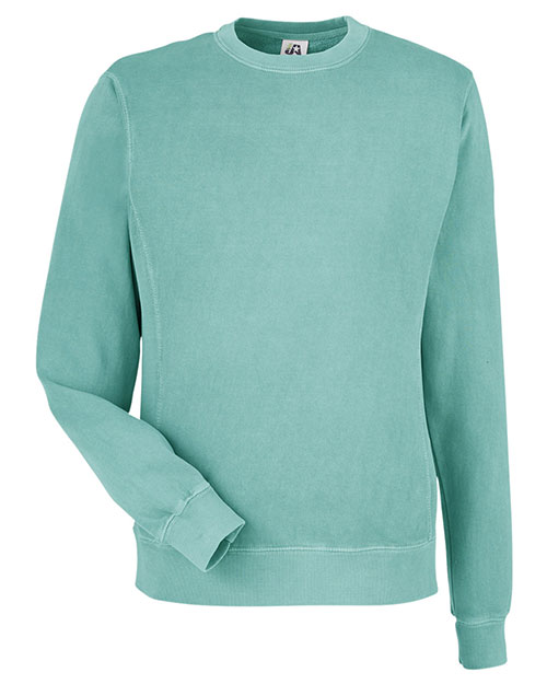 J America 8731JA Unisex Pigment Dyed Fleece Sweatshirt at GotApparel