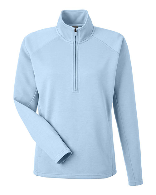 J. America 8754 Women's Apex Fleece Quarter-Zip Pullover at GotApparel