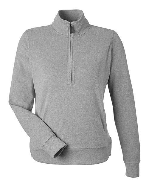 J. America 8762 Women's Element Fleece Quarter-Zip Sweatshirt at GotApparel