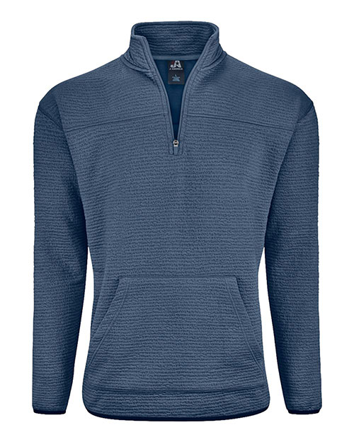 J. America 8773 Unisex Pebble Fleece Quarter-Zip Pullover at GotApparel