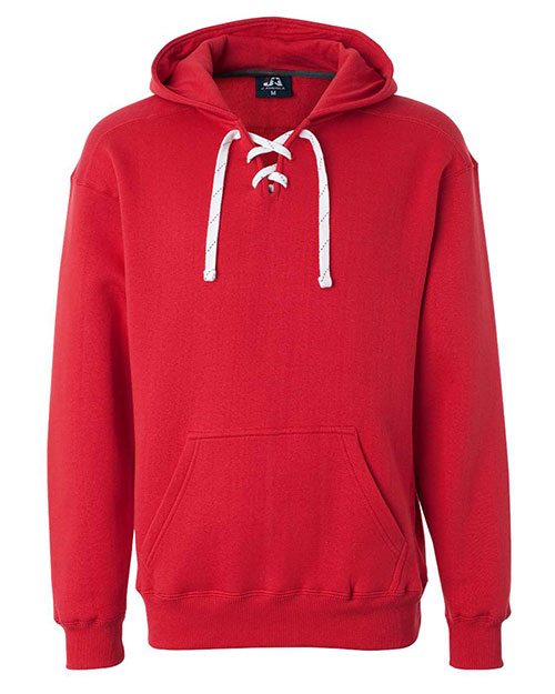 J America 8830 Men Sport Lace Hooded Sweatshirt at GotApparel