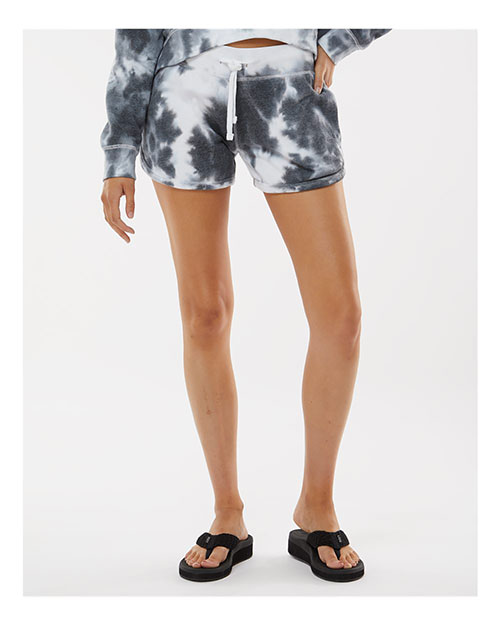 J America 8856JA Ladies Triblend Fleece Short at GotApparel