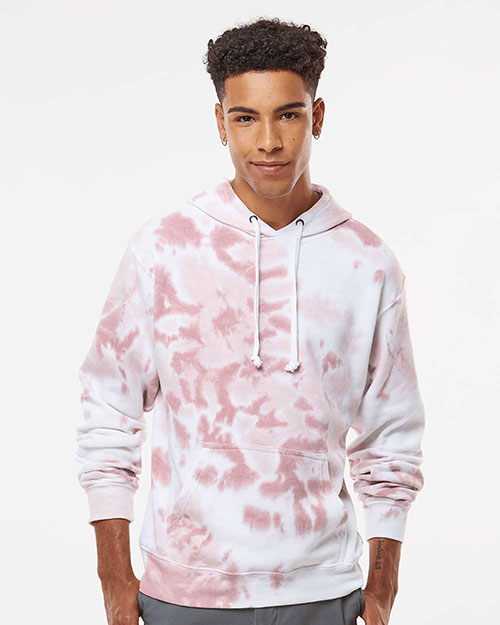 J America 8861JA Adult Tie-Dye Pullover Hooded Sweatshirt at GotApparel